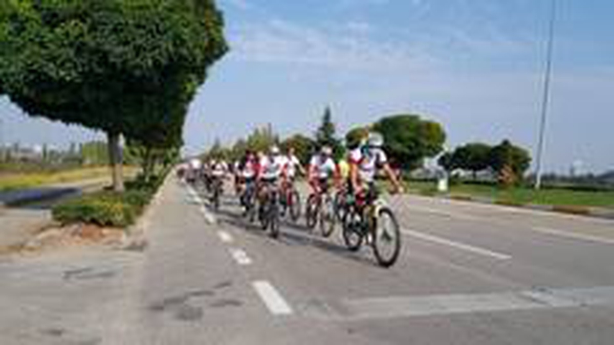 Pedallar spor haftası için çevrildi