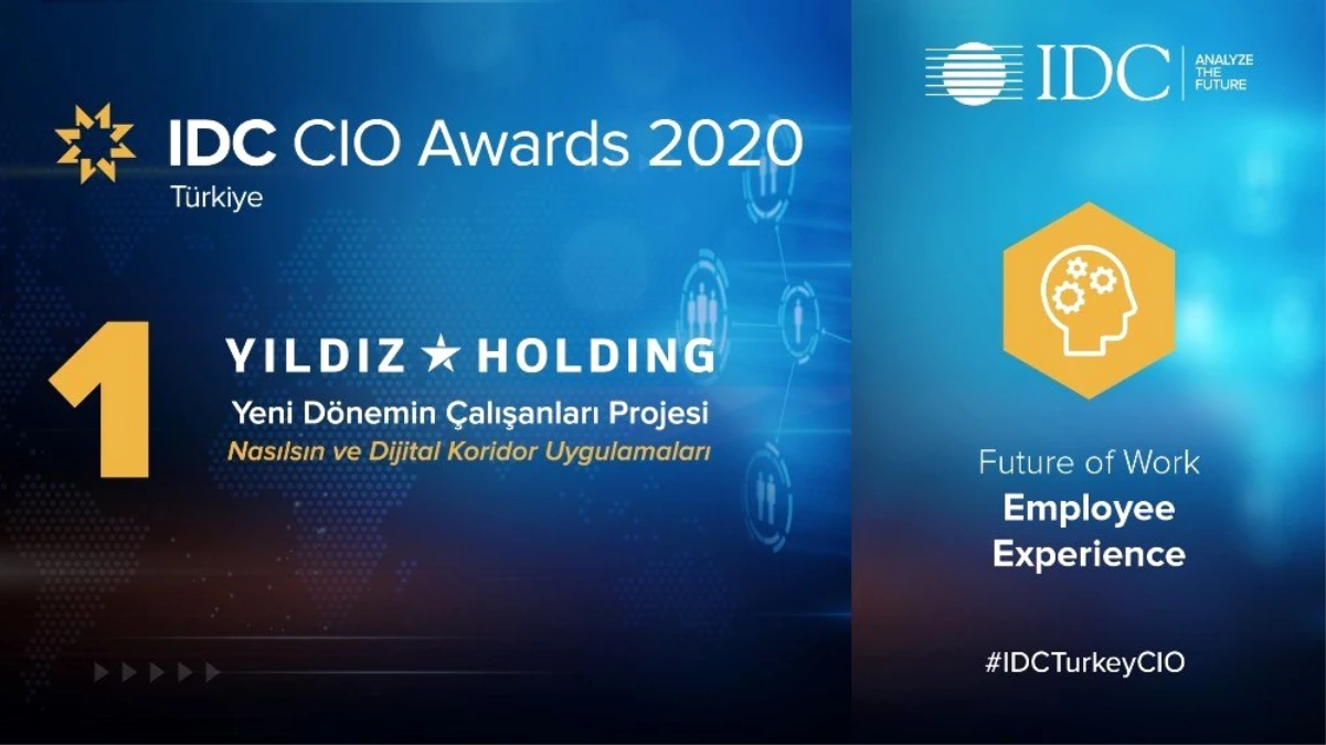 Yıldız Holding\'in dijital projelerine IDC CIO\'dan iki ödül