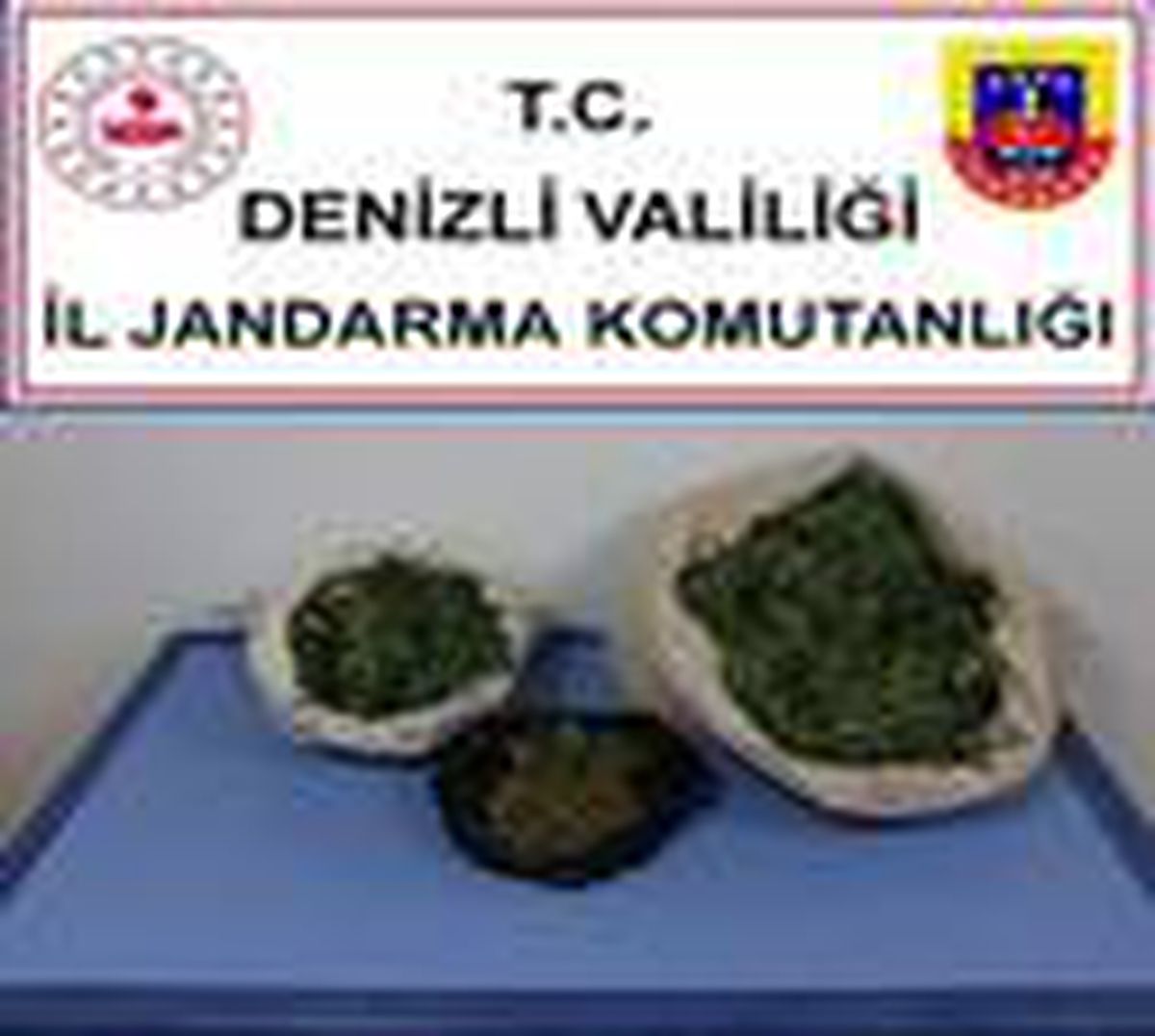 Arazide uyuşturucu kurutmaya çalışırken jandarmaya yakalandılar