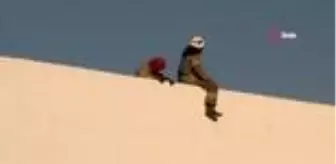 Ataşehir'deki bir şantiyede üzerine demir blok düşen işçiyi itfaiye kurtardı