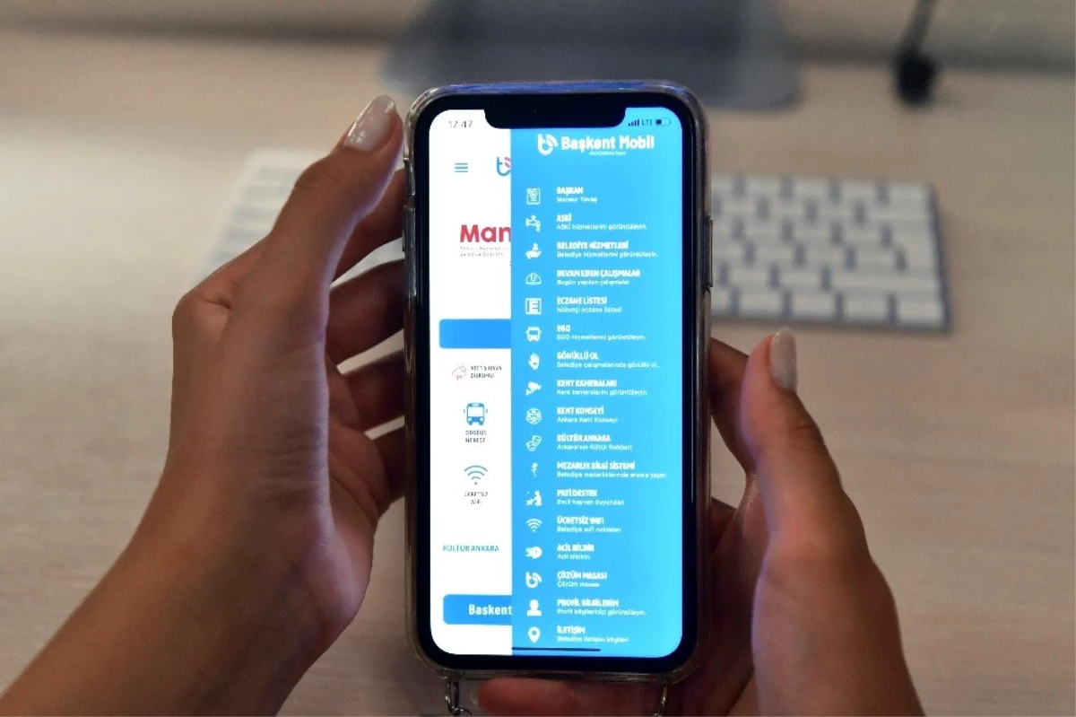 Başkent\'in en popüler uygulaması: "Başkent Mobil"