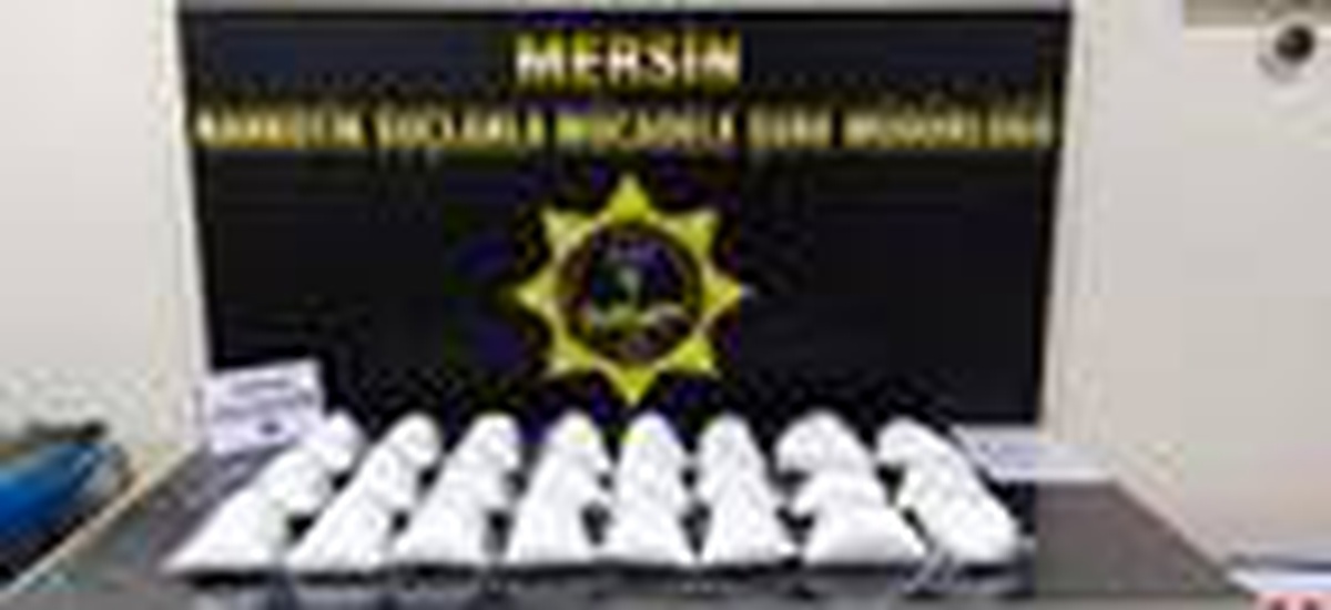 Son dakika haberleri! Mersin\'de 12 kilogram metamfetamine 8 gözaltı
