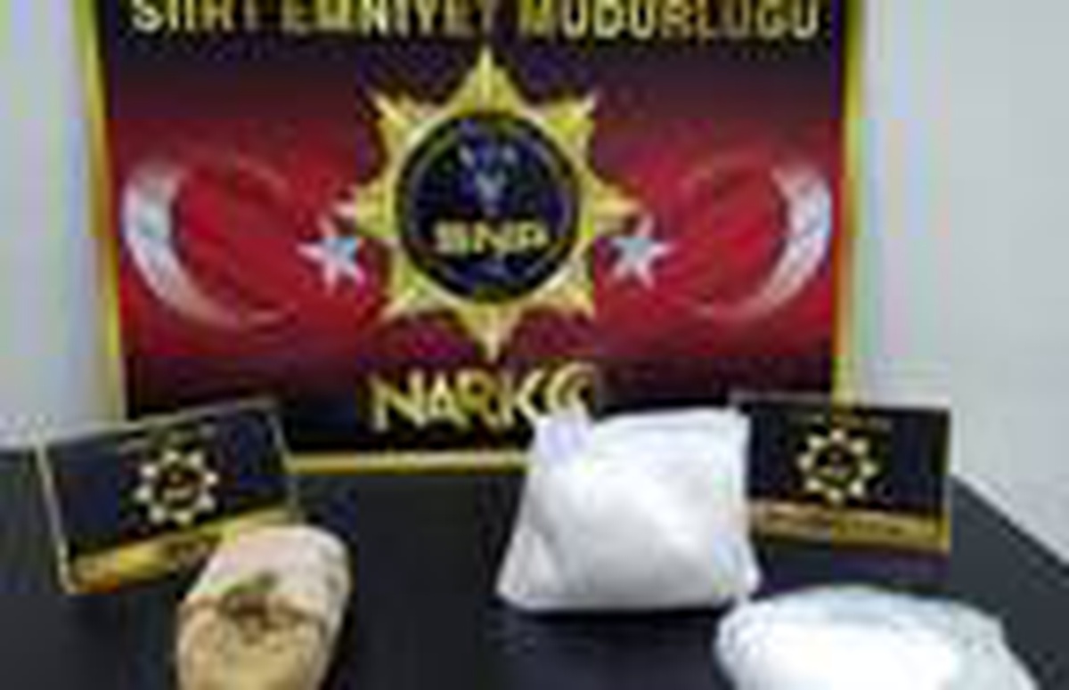 Siirt merkezli uyuşturucu operasyonunda 6 tutuklama