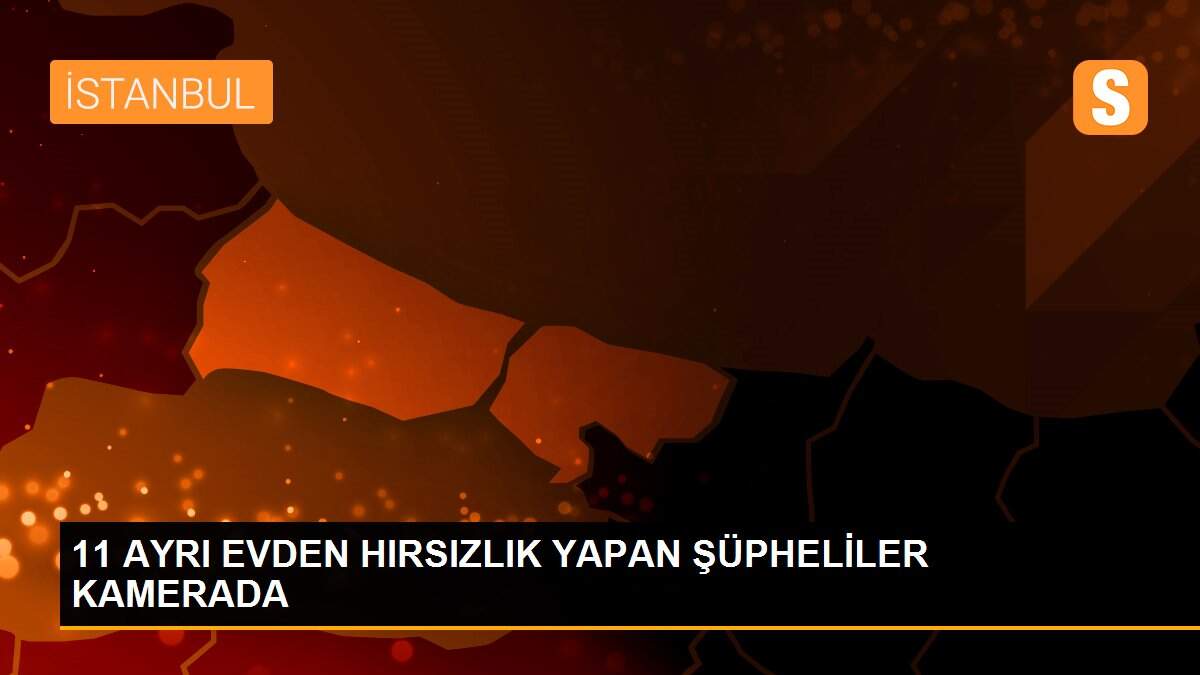 Son dakika... 11 AYRI EVDEN HIRSIZLIK YAPAN ŞÜPHELİLER KAMERADA