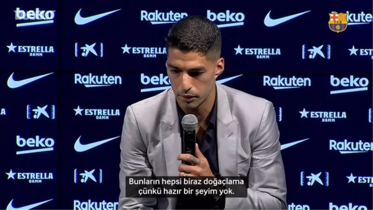 Luis Suarez Barcelona\'ya Gözyaşları İçinde Veda Etti