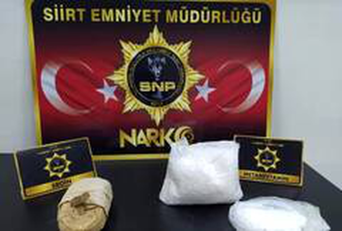 Siirt merkezli 2 ilde uyuşturucu operasyonu: 4 tutuklama