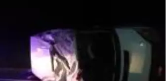 Siverek'te, şarampole devrilen minibüsteki 7 kişi yaralandı