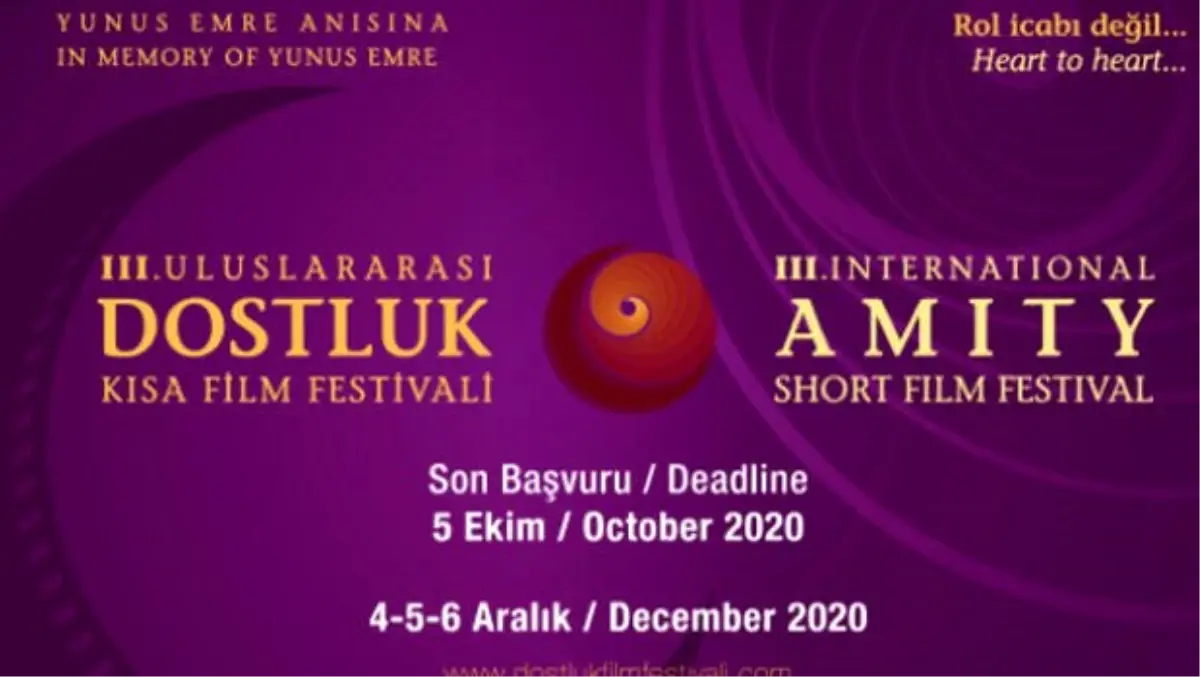 3. Uluslararası Dostluk Film Festivali\'nin jüri başkanı belli oldu