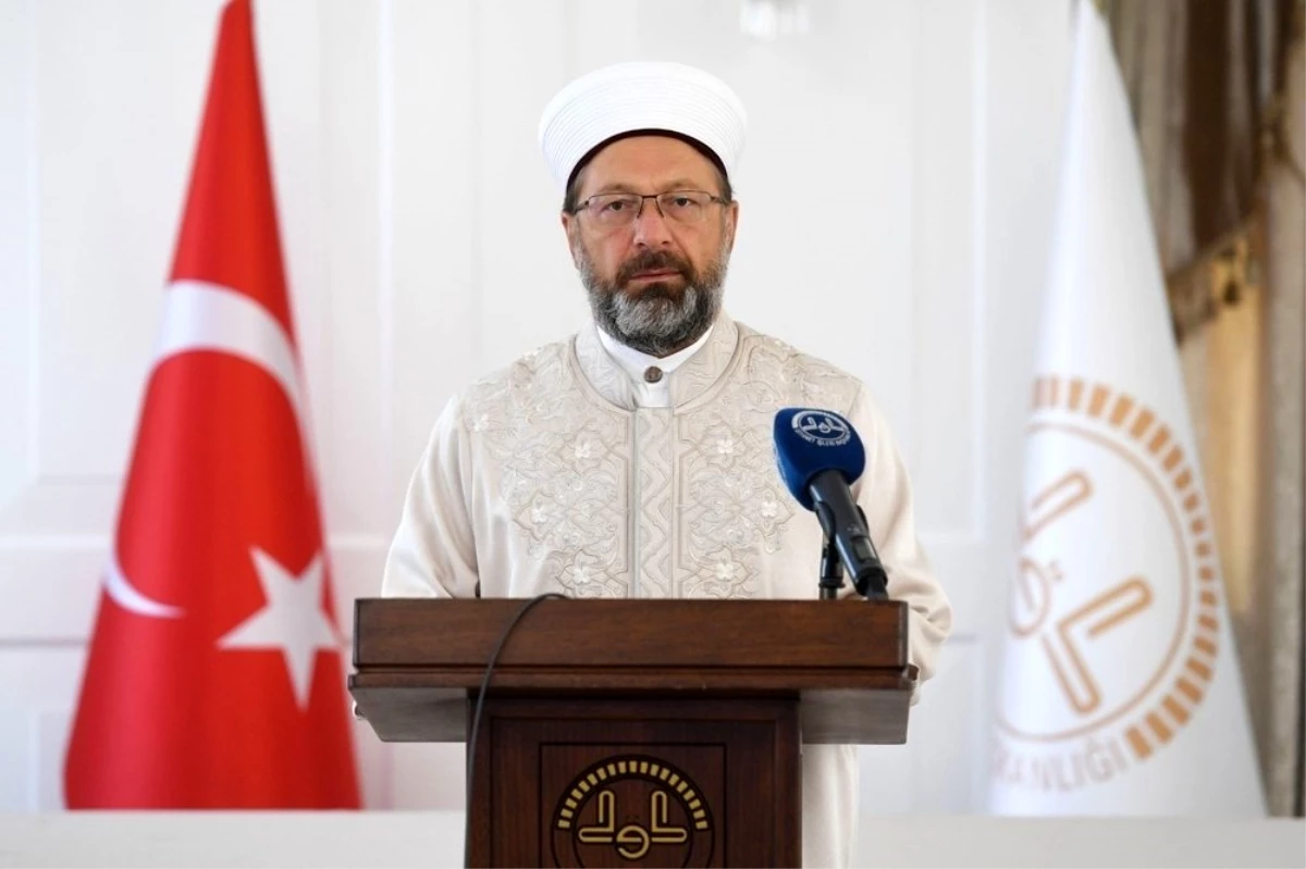 Diyanet İşleri Başkanı Erbaş\'tan Azerbaycanlı şehitler için taziye