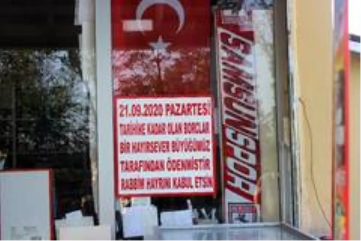 Gizemli hayırsever borçları ödedi