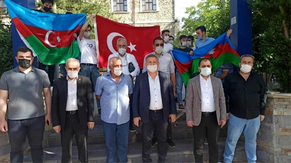 Malatya\'da Azerbaycan\'a destek