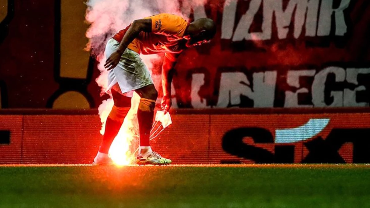 Saha dışından atılan meşale sonrası Galatasaray PFDK\'ya sevk edilecek