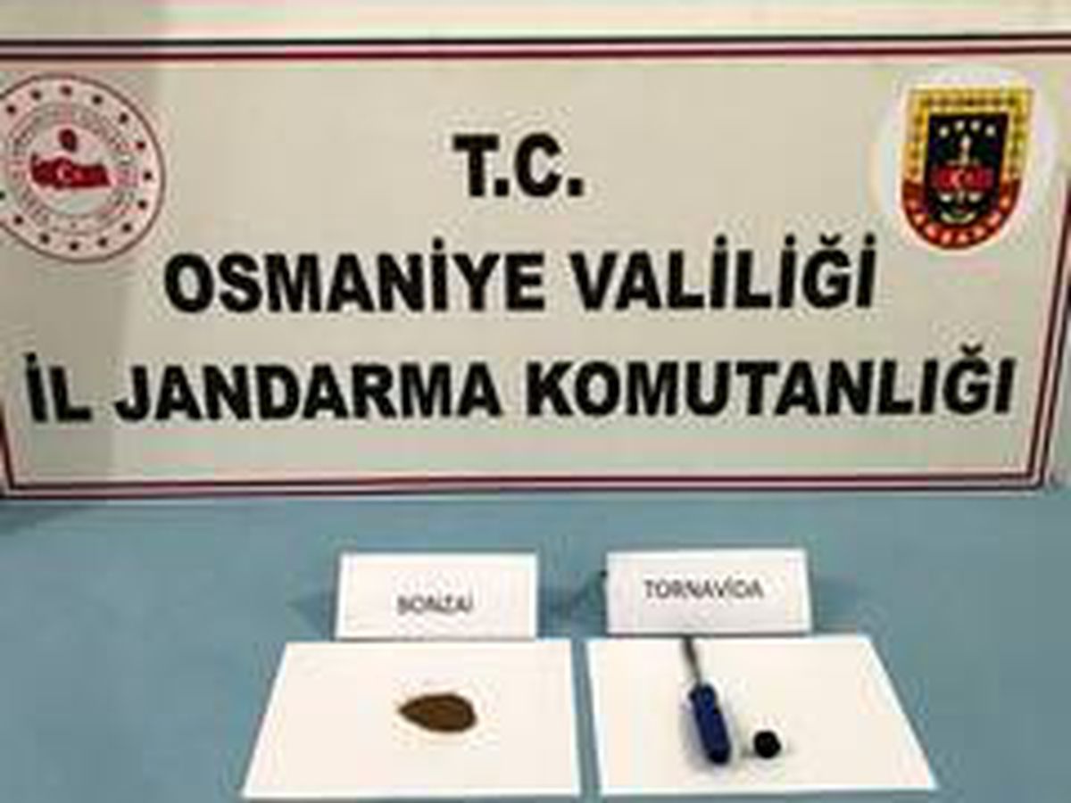 Tornavidadan uyuşturucu çıktı