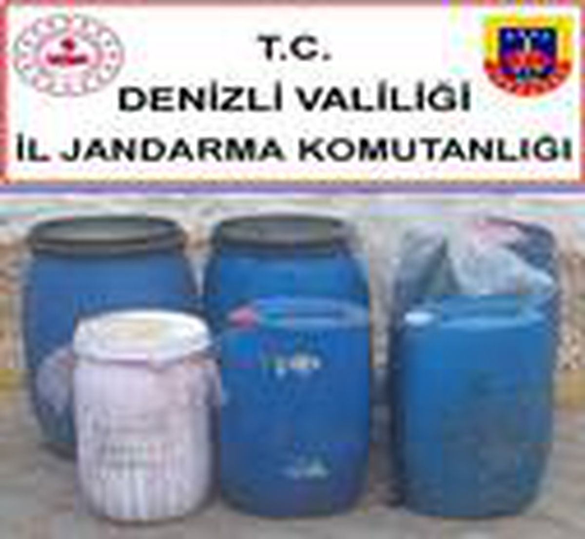 Denizli\'de bin 300 litre kaçak içki ele geçirildi