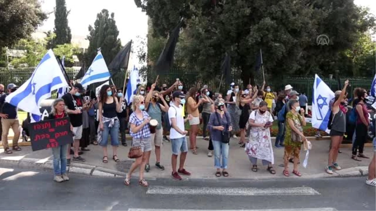 İsrail\'de Netanyahu karşıtı gösterilerin sınırlandırılması planı protesto edildi - KUDÜS