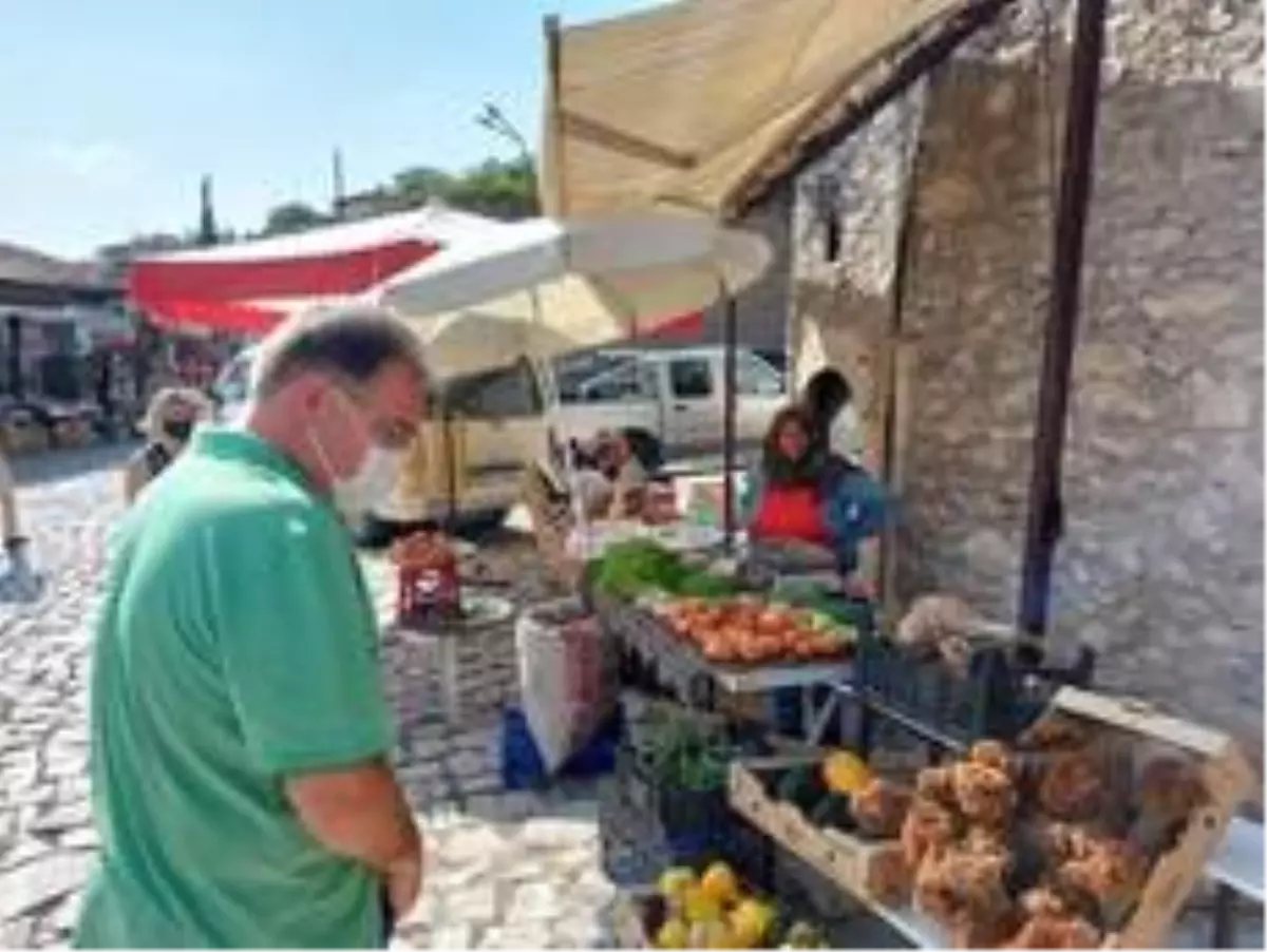 Kaymakam Türköz Tarihi Çarşı\'da incelemede bulundu