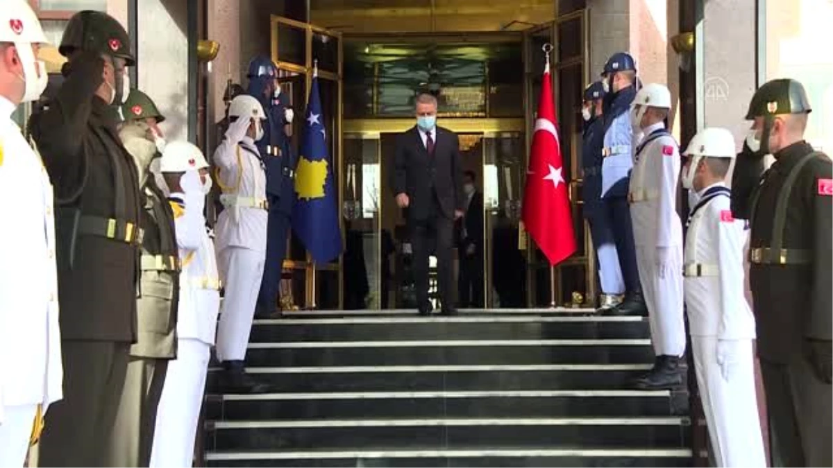 Son dakika gündem: Milli Savunma Bakanı Akar, Kosova Savunma Bakanı Quni ile görüştü