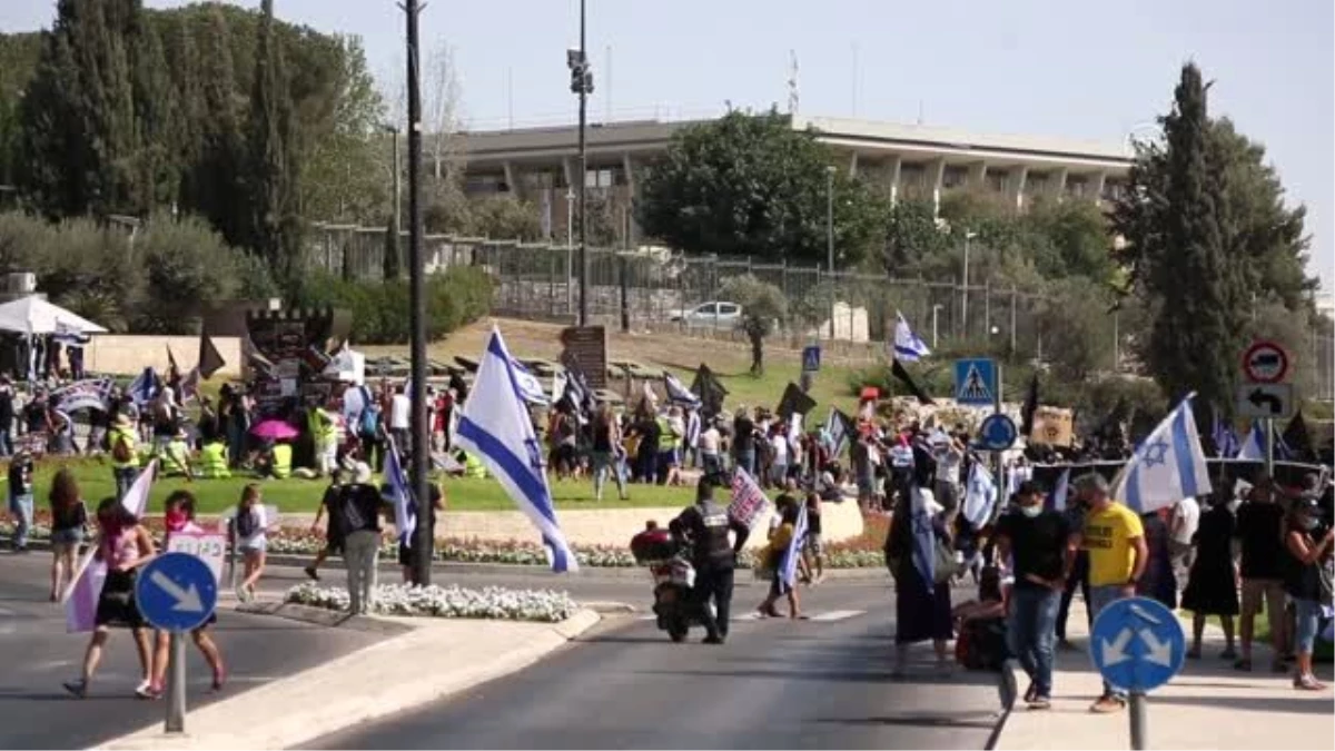 Son Dakika: Netanyahu karşıtı gösterilerin sınırlandırılması planı protesto edildi