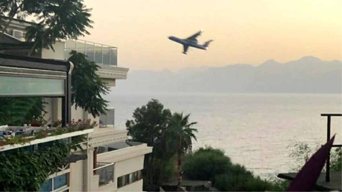 Antalya\'da denize yakın uçuşuyla korkutan Rus pilot, kuleyi yanlış anlamış