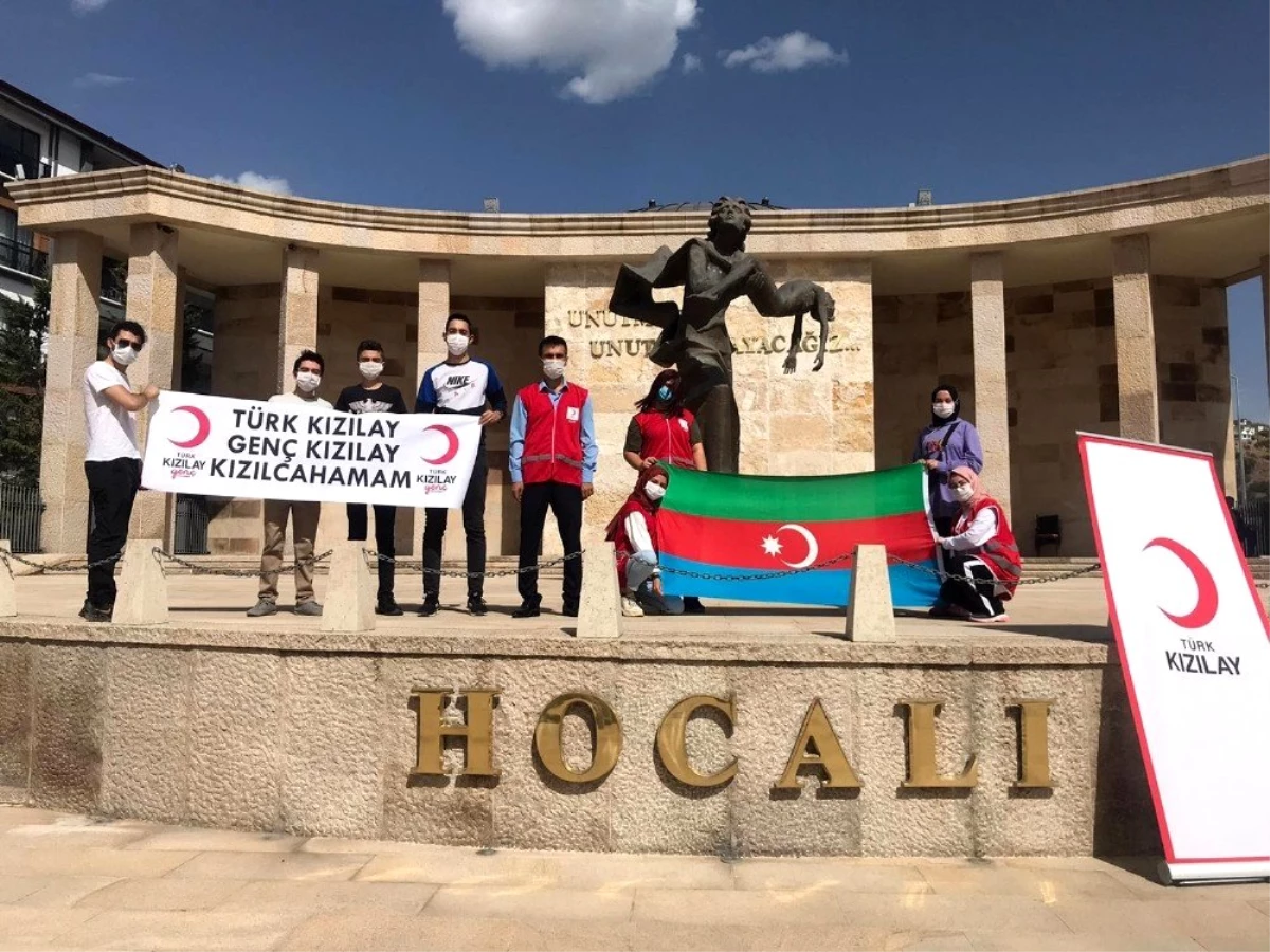 Genç Kızılay\'dan Azerbaycan\'a destek mesajı
