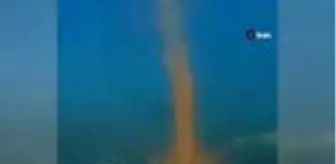 Son dakika haberi | Hatay'da korkutan hortum kamerada