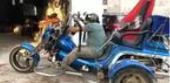 Otomobil motoruyla motosiklet tasarladı, seri üretime hazırlanıyor