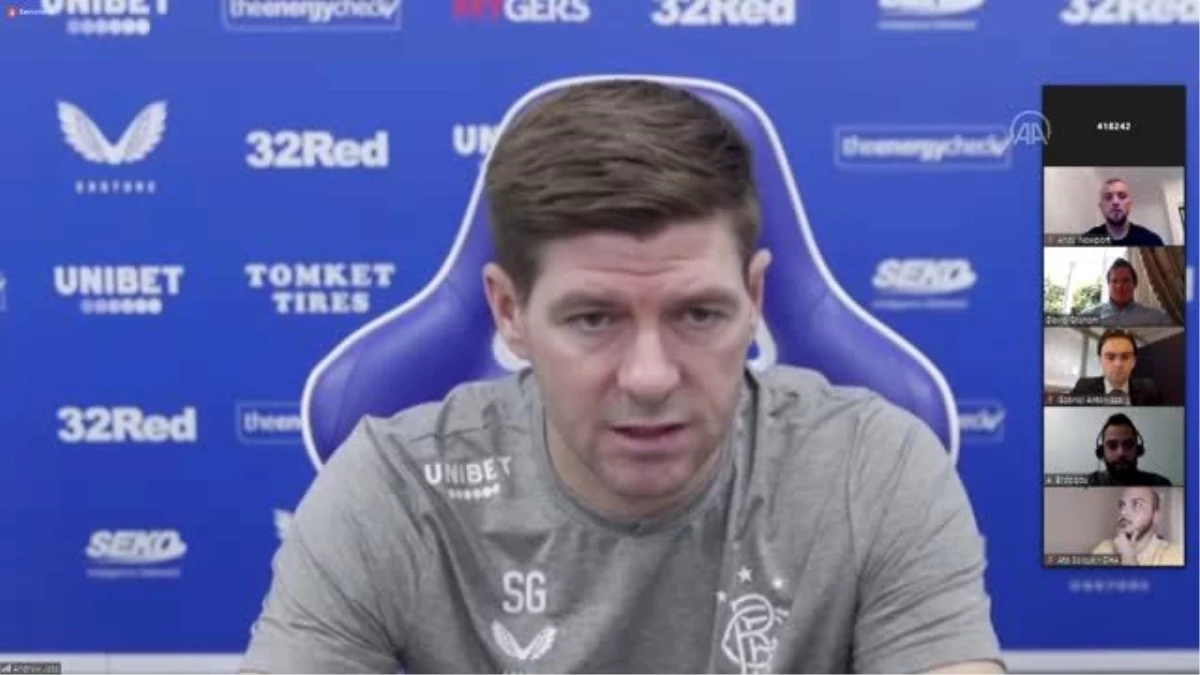 Rangers-Galatasaray maçına doğru - Rangers Teknik Direktörü Gerrard