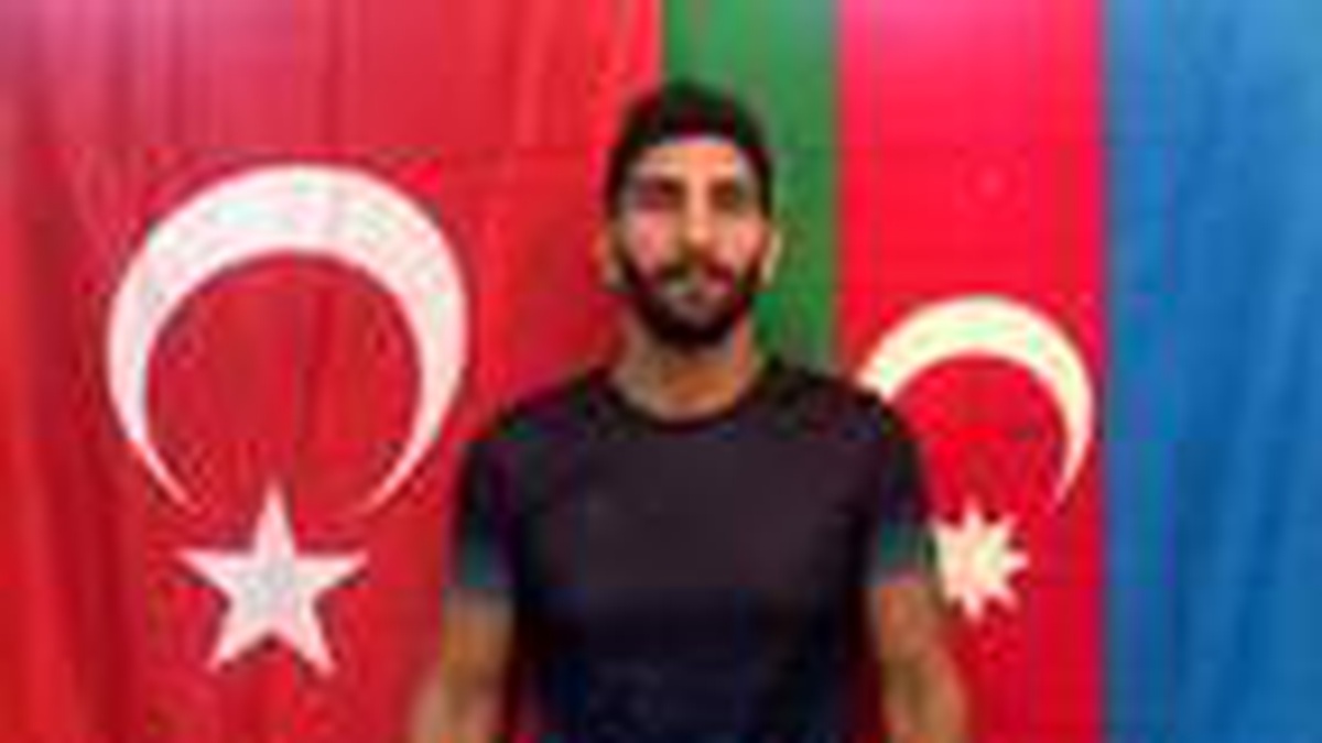 Azeri milli kick boksçu Bahram Rajabzadeh\'ten Karabağ mesajı