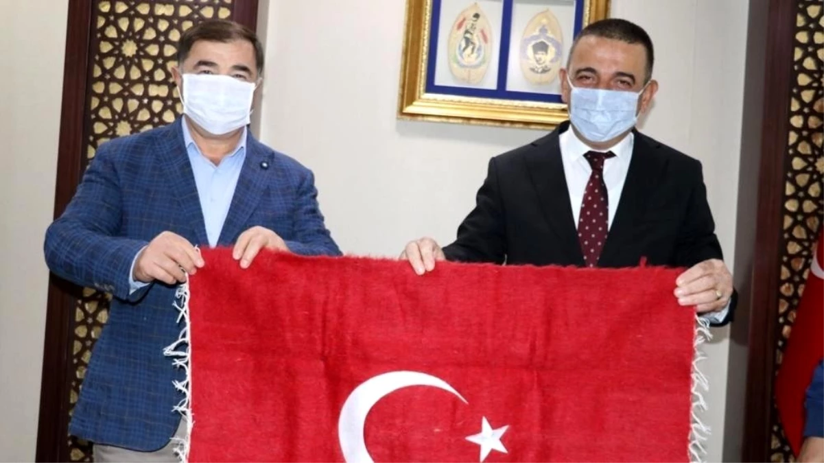 Başkan Musa Aydın\'dan, Siirt Valisi Hacıbektaşoğlu\'na ziyaret