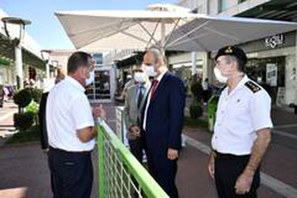 Edirne\'de temizlik-maske ve mesafe denetimi