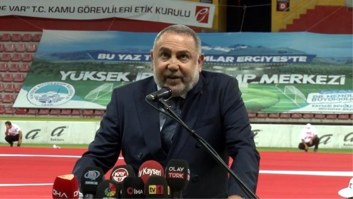 Erciyes Anadolu Holding CEO\'su Ertekin: "Biz, Kayserispor\'a destek verdik"