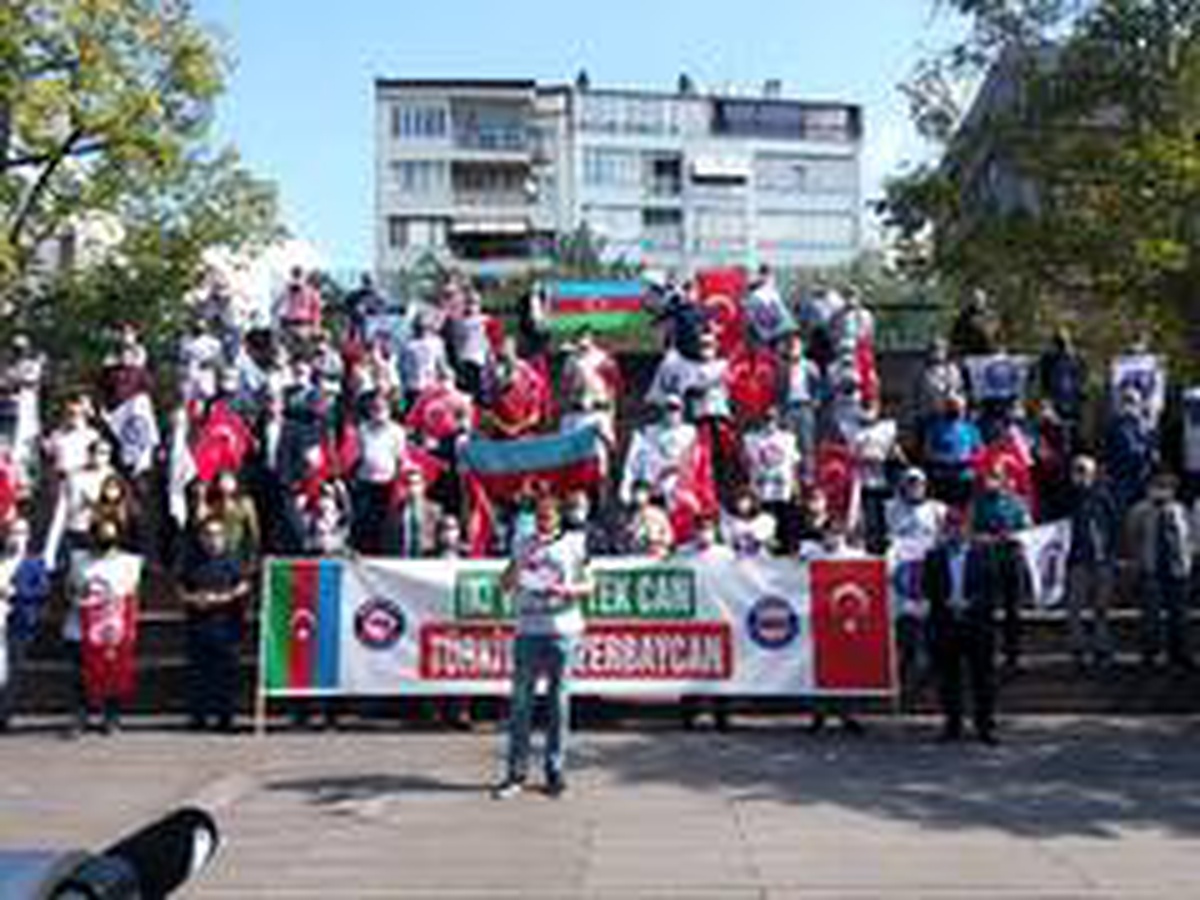 Eskişehir halkından kardeş ülke Azerbaycan\'a destek