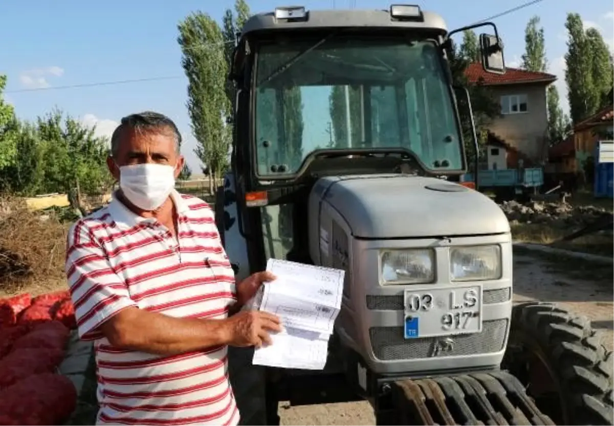 Geçmediği otoyoldan traktörüne ceza gelince tedirgin oldu