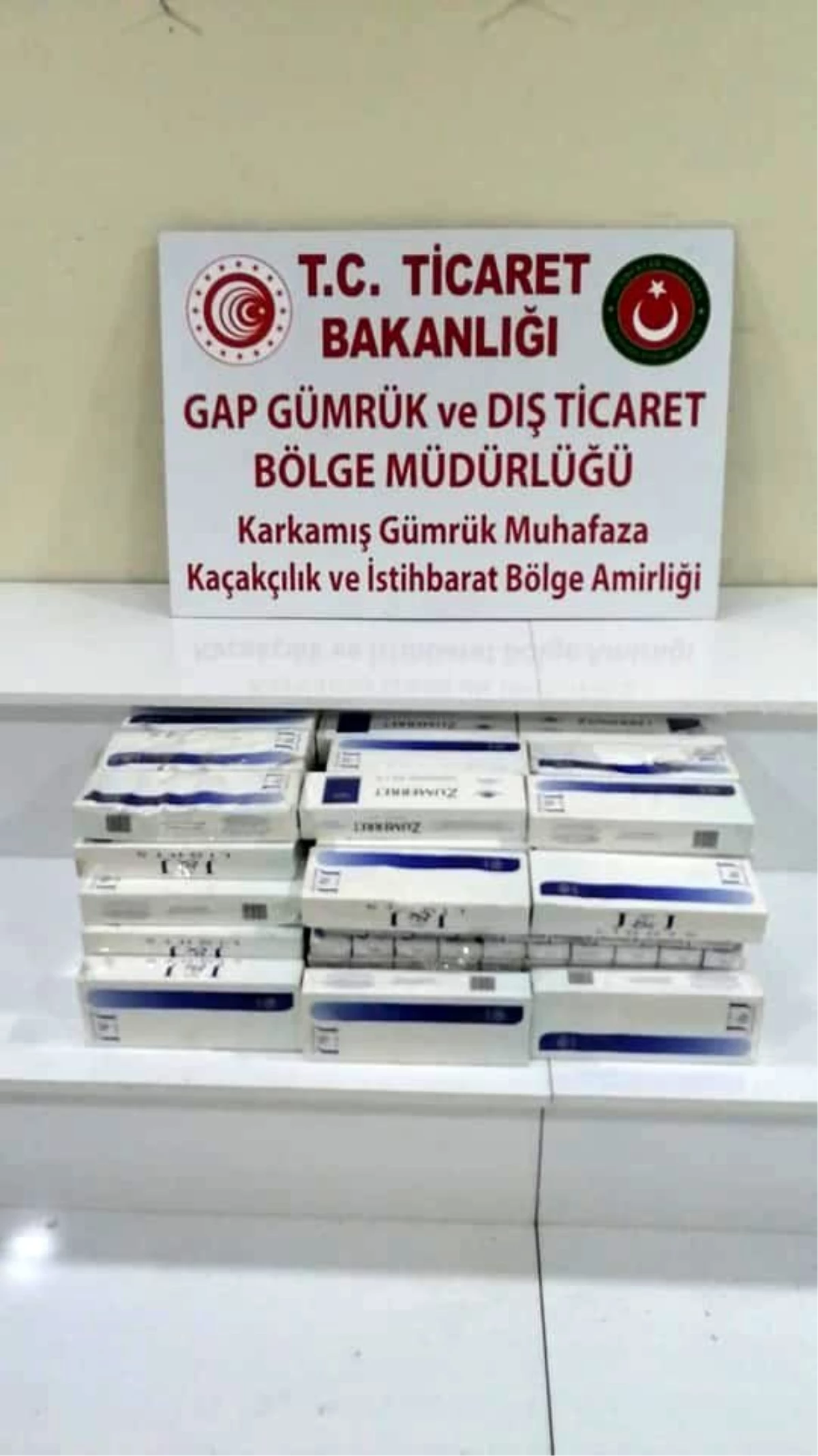 Sınır kapısında bin 110 paket kaçak sigara ele geçirildi