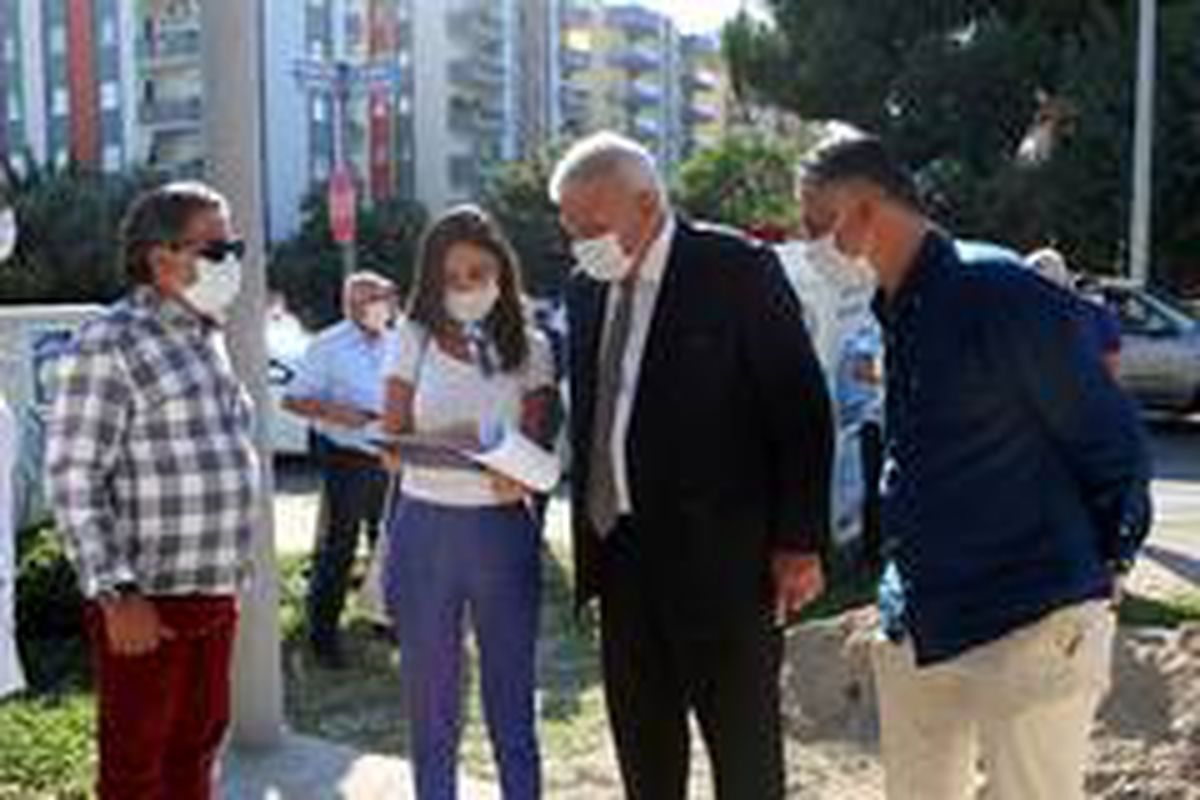 Başkan Atay, çalışmaları yerinde inceledi