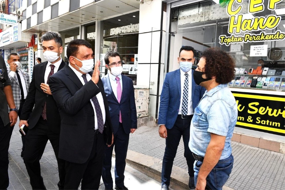 Başkan Gürkan\'dan esnaf ziyareti