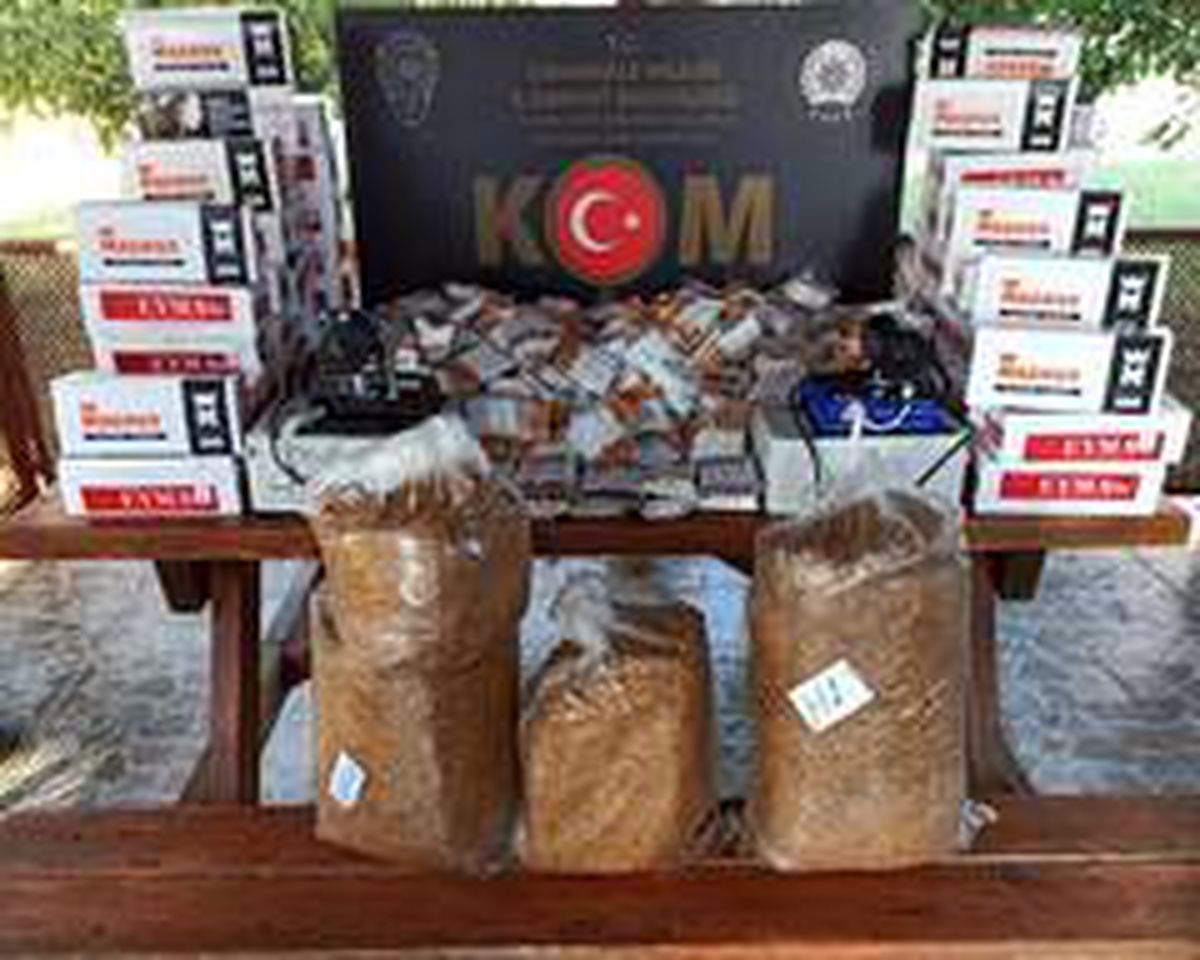 Bayramiç\'te kaçak tütün operasyonu