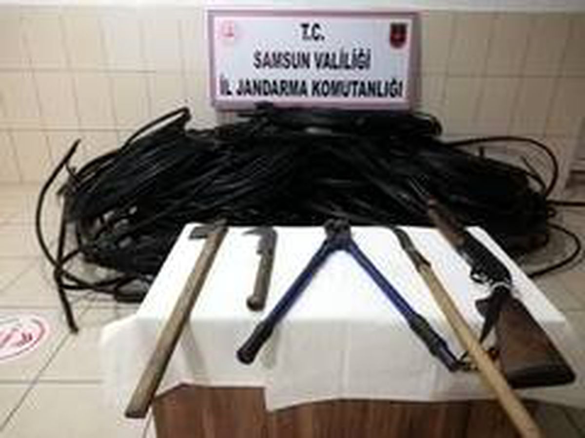 Çarşamba\'da kablo hırsızlığı