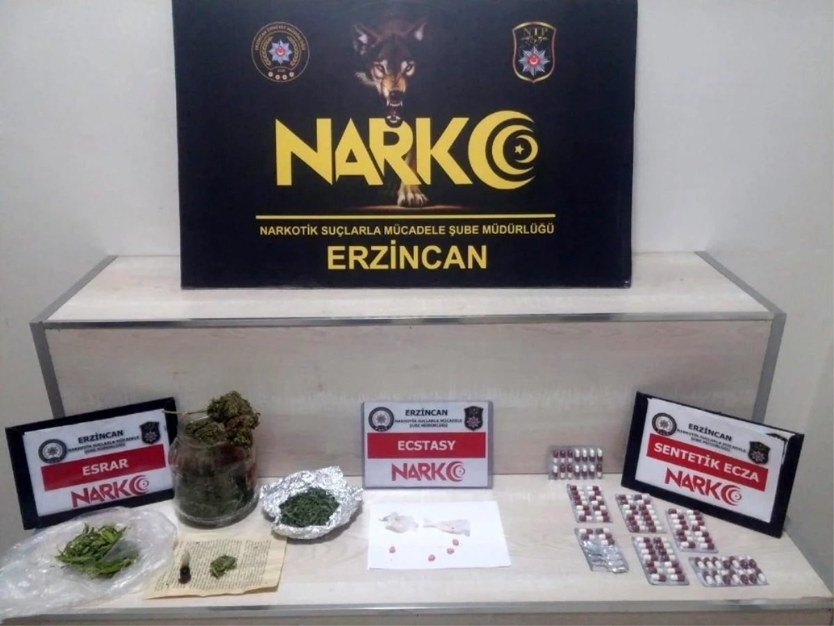 Erzincan\'da uyuşturucu operasyonu: 2 kişi tutuklandı