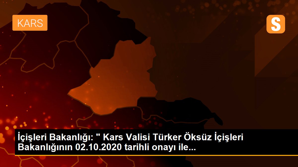 Tutuklanan HDP\'li Kars Belediye Başkanı Bilgen görevden uzaklaştırıldı