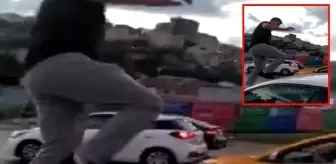 İstanbul'da trafikte tartıştığı kadına dehşeti yaşatan sanık ilk duruşmada tahliye edildi