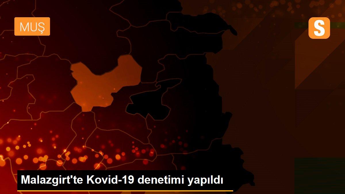 Son dakika haberi! Malazgirt\'te Kovid-19 denetimi yapıldı