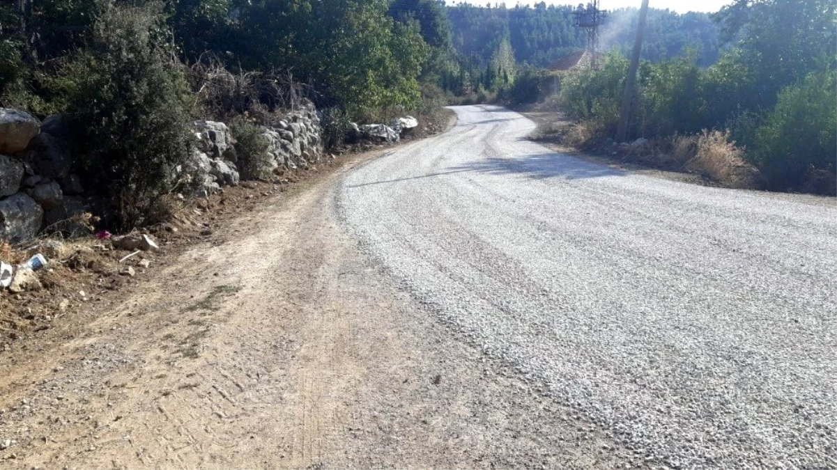 Manavgat Belediyesi\'nden asfaltlama çalışması
