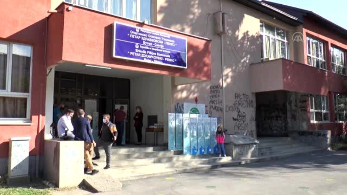 Son Dakika | TİKA\'dan Kuzey Makedonya\'daki ilkokullara Kovid-19\'a karşı destek