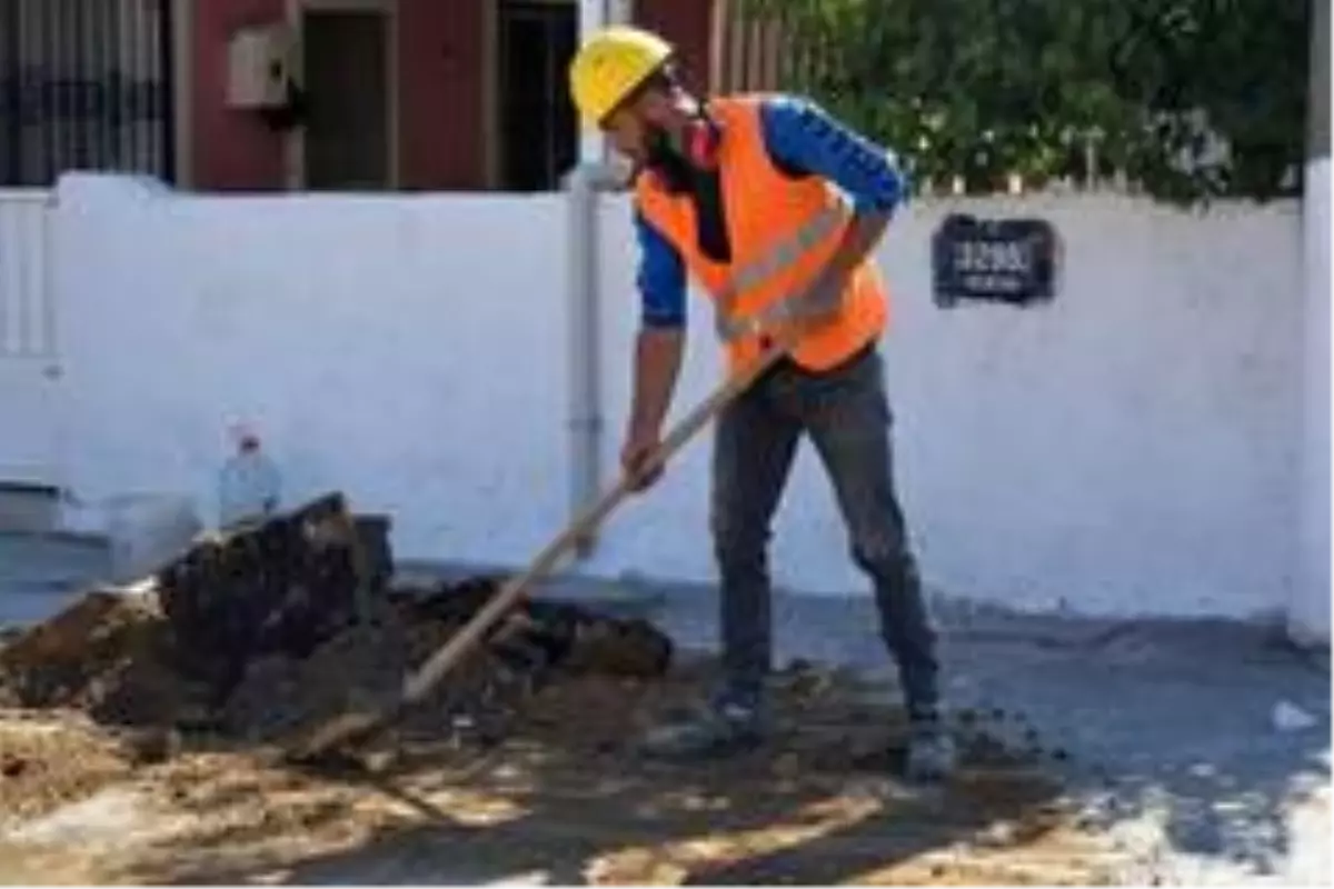 Yeni Şakran\'da doğalgaz çalışmaları tam gaz