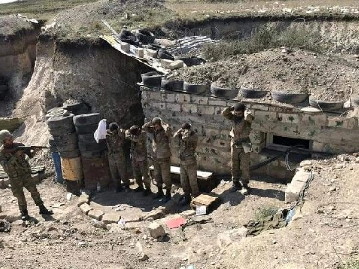 Azerbaycan Ordusu, Dağlık Karabağ\'da bir grup Ermeni askeri esir aldı