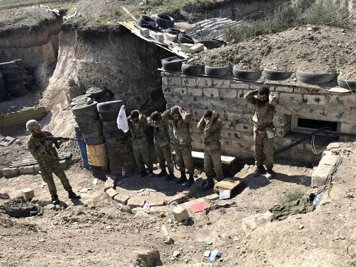 Ermeni askerlerinin teslim olma görüntüleri ortaya çıktı