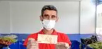 Kırşehirli manav, hatalı basım 50 lirayı 70 bin TL'den satışa çıkardı