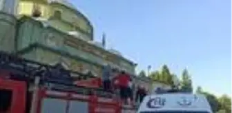 İntihar için caminin kubbesine çıktı