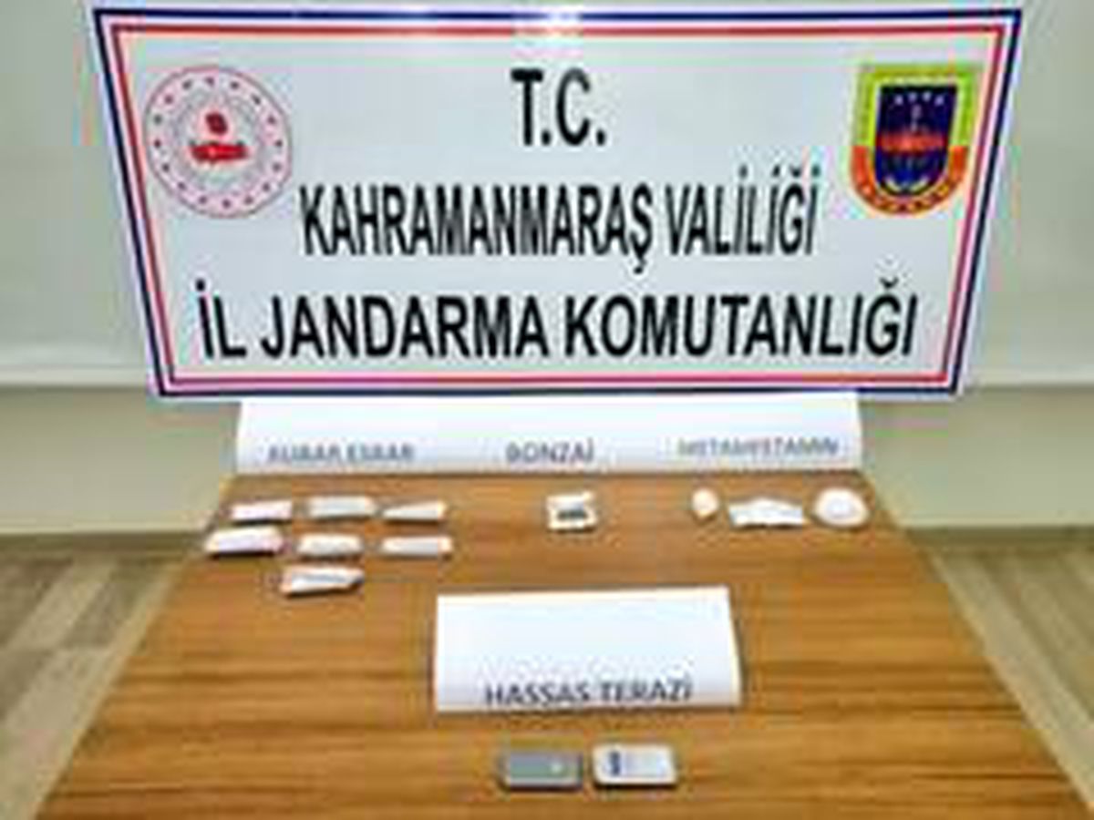 Kahramanmaraş\'ta uyuşturucuya 3 gözaltı